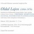 Oldal Lajos kiállítás és könyvbemutató