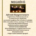 Meghívó adventi hangversenyre