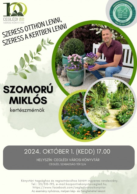 Szeress otthon lenni, szeress a kertben lenni