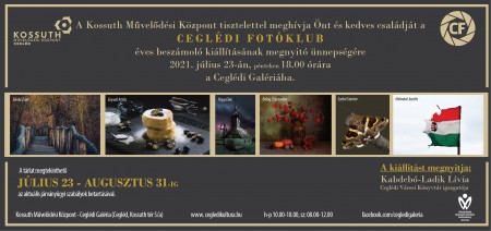 Ceglédi Fotóklub éves beszámoló kiállítása